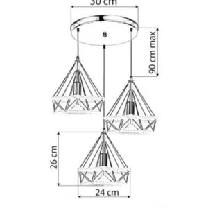 10370 diamond pendant light rope diagram